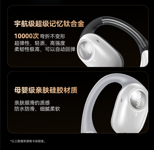 RO2开放式耳机强大性能引领市场革命 ！ayx爱游戏app集大成者！南卡OE P(图4)