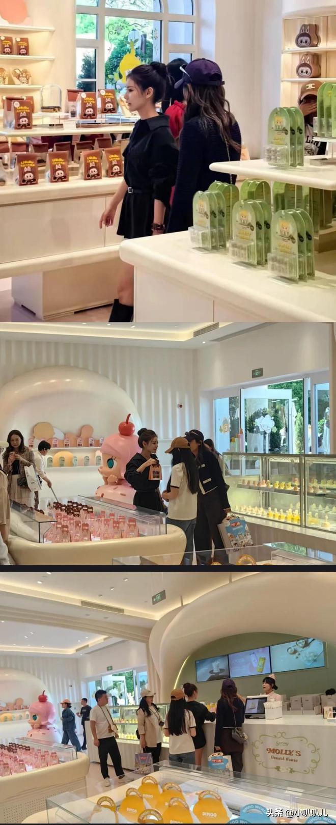 玩 玥儿穿大牌很时尚 网友：耳朵都像大Sayx爱游戏app马筱梅母女北京泡泡玛特(图1)