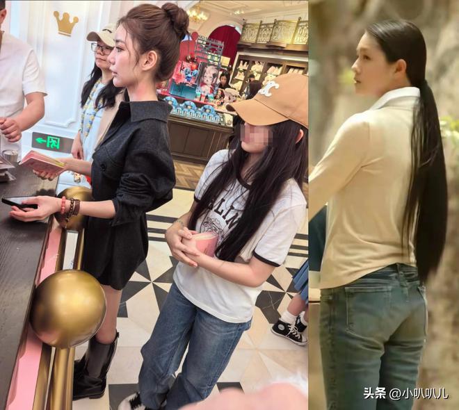 玩 玥儿穿大牌很时尚 网友：耳朵都像大Sayx爱游戏app马筱梅母女北京泡泡玛特(图4)